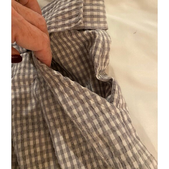 Blank Nyc Shorts - Skort Size 30 (approx size 12)  Gray White Striped w/Pockets - Picture 5 of 10